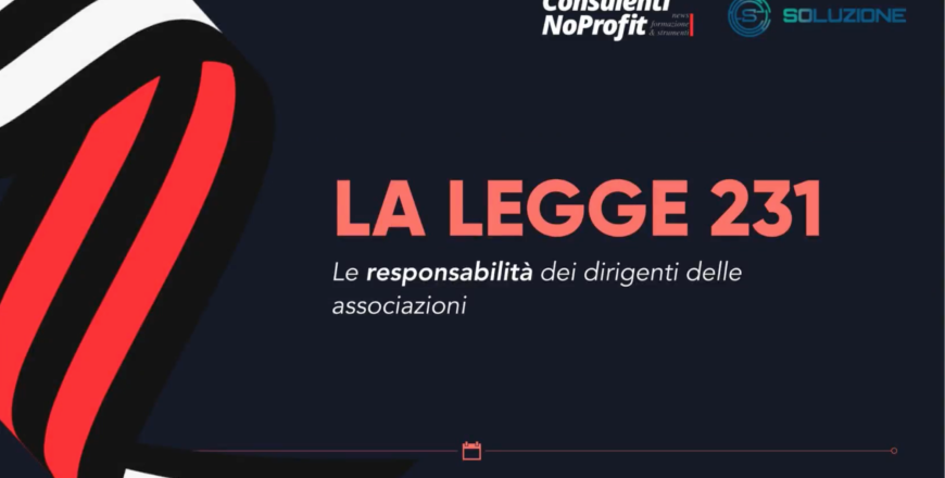 Webinar sulla LEGGE 231